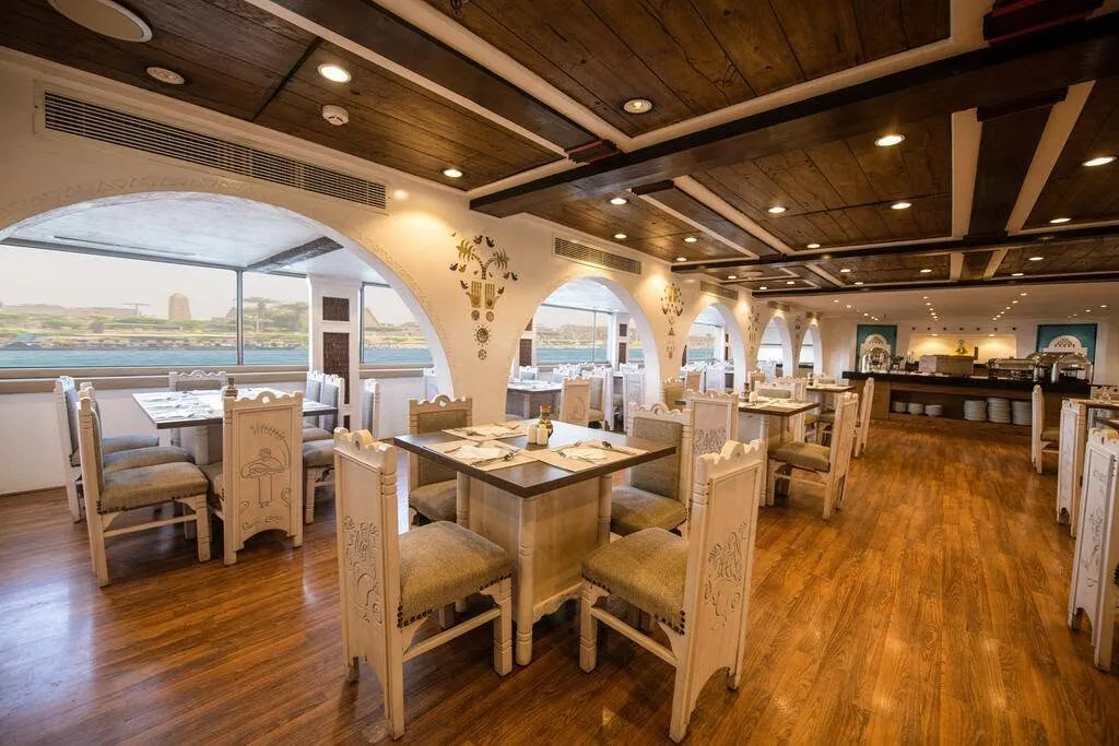 Restaurant aboard the SUNRISE Mahrousa Nile Cruise Nile cruise